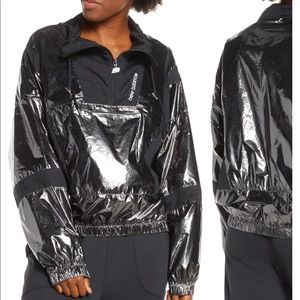 New Balance Metallic Quarter Zip Windbreaker